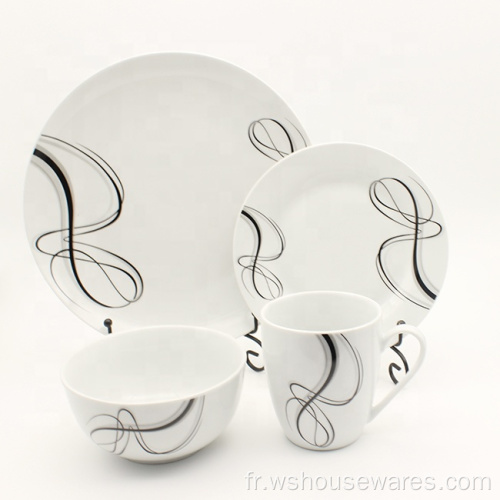 Dîner Set 32 ​​pièces en porcelaine